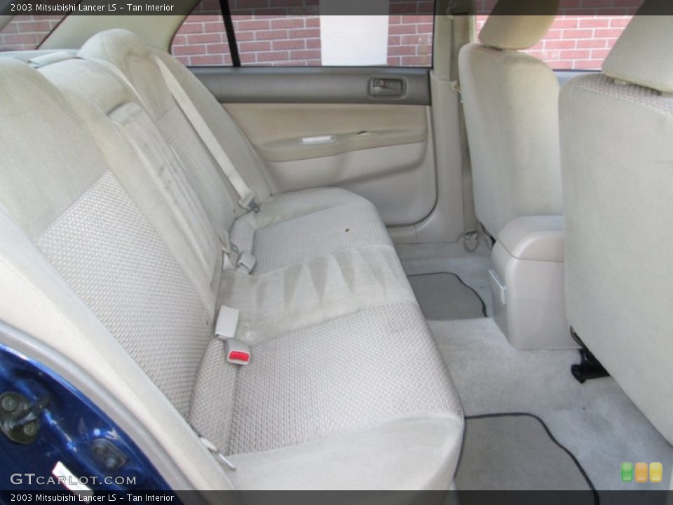 Tan Interior Rear Seat for the 2003 Mitsubishi Lancer LS #73809485