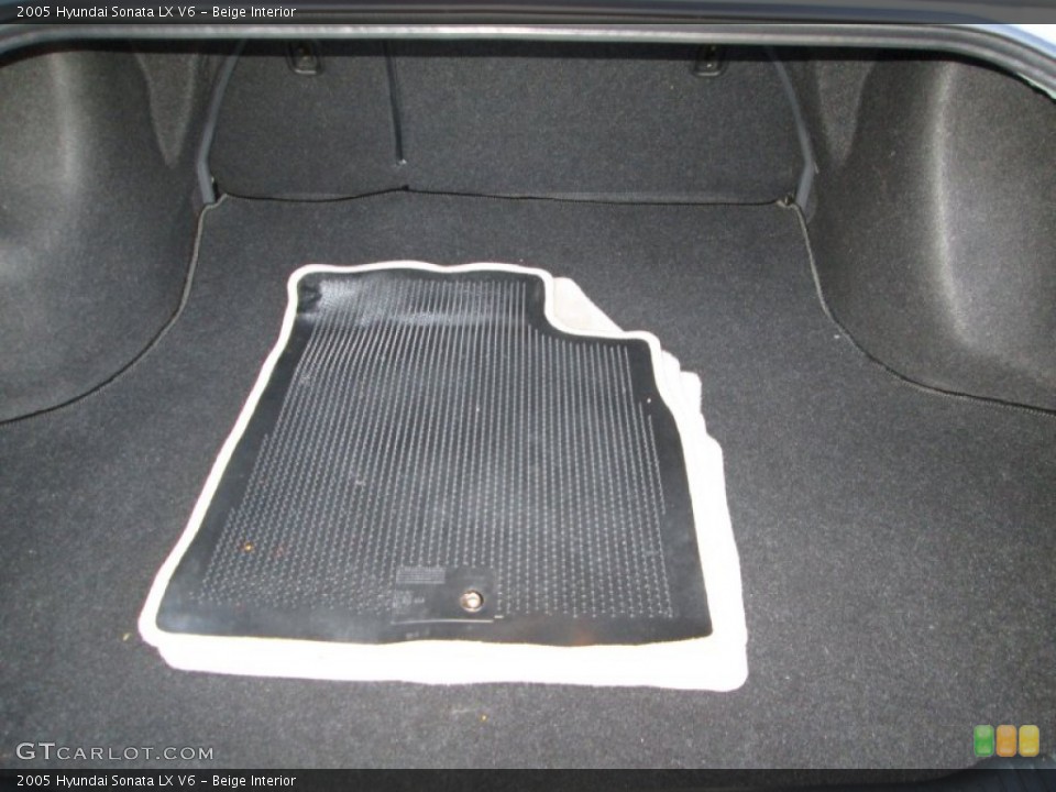 Beige Interior Trunk for the 2005 Hyundai Sonata LX V6 #73810220