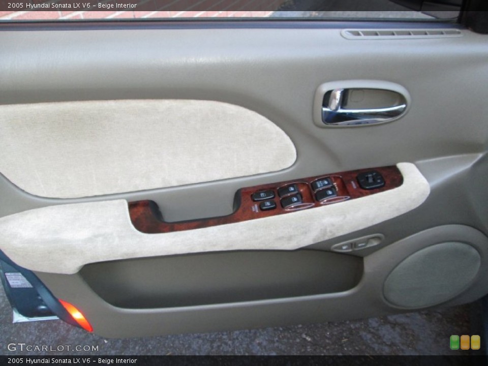 Beige Interior Door Panel for the 2005 Hyundai Sonata LX V6 #73810256