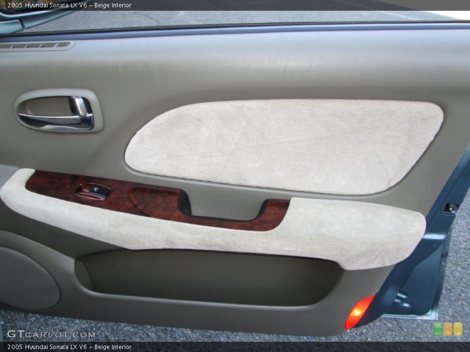 Beige Interior Door Panel for the 2005 Hyundai Sonata LX V6 #73810271