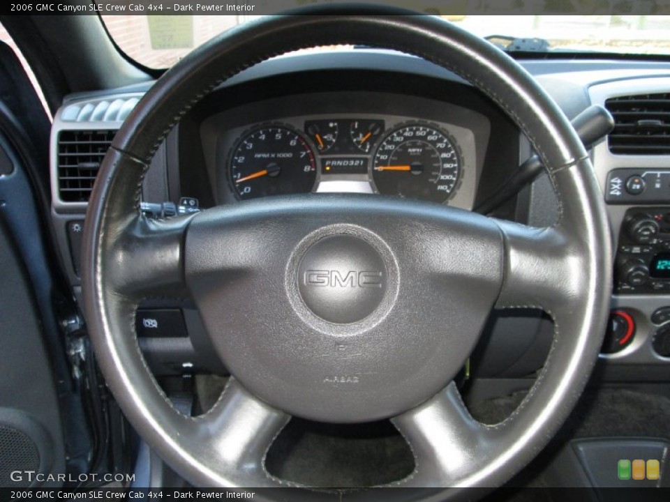 Dark Pewter Interior Steering Wheel for the 2006 GMC Canyon SLE Crew Cab 4x4 #73811611