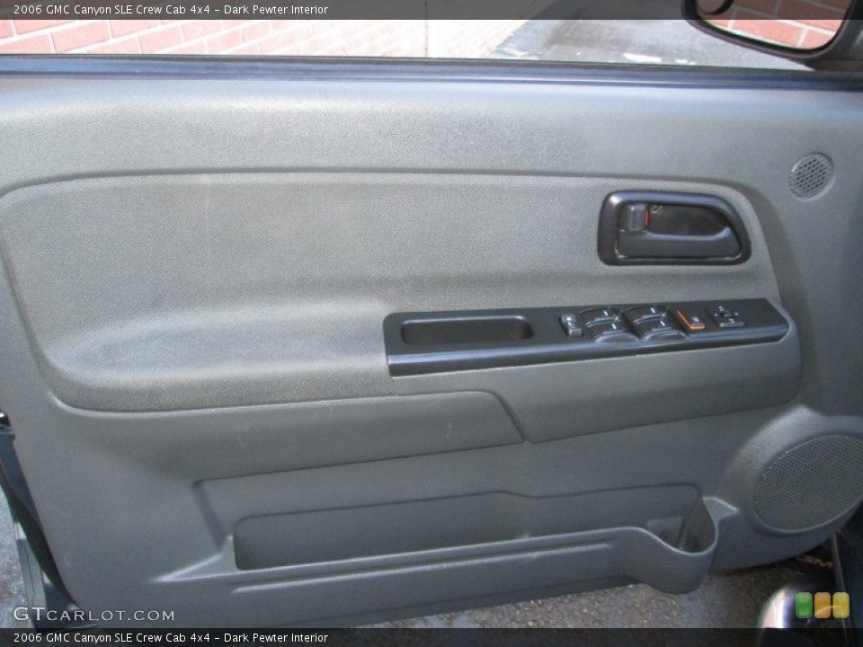 Dark Pewter Interior Door Panel for the 2006 GMC Canyon SLE Crew Cab 4x4 #73811674