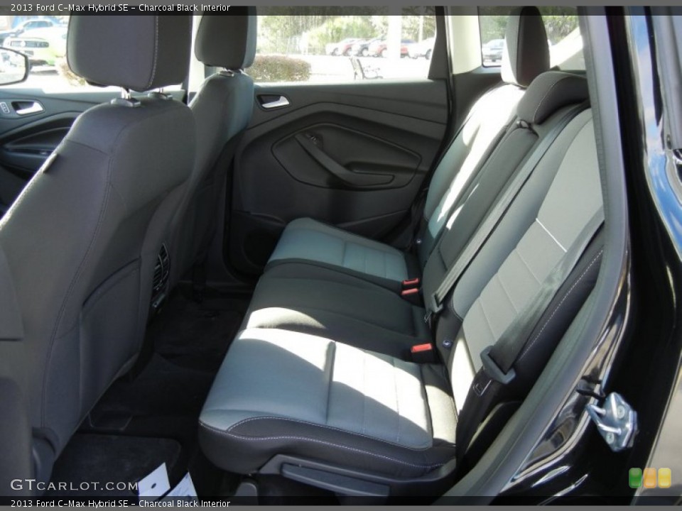 Charcoal Black Interior Rear Seat for the 2013 Ford C-Max Hybrid SE #73811981