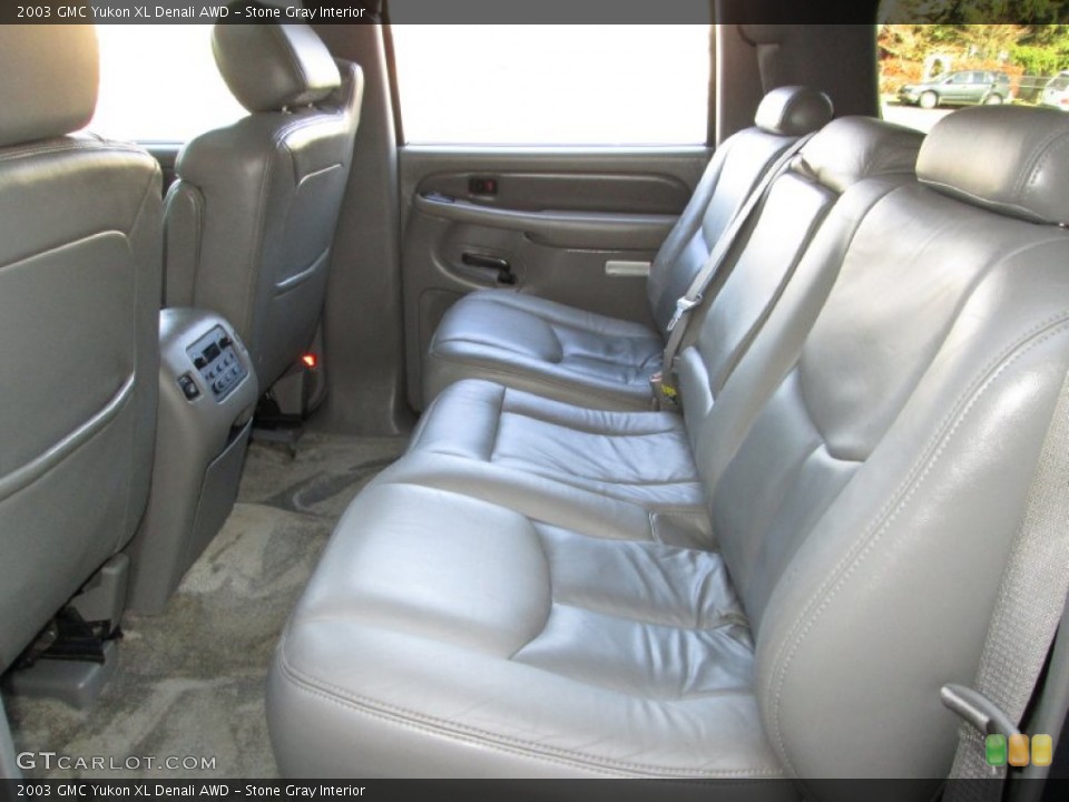 Stone Gray Interior Rear Seat for the 2003 GMC Yukon XL Denali AWD #73812080