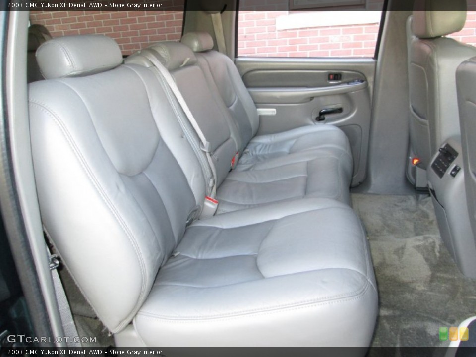 Stone Gray Interior Rear Seat for the 2003 GMC Yukon XL Denali AWD #73812104