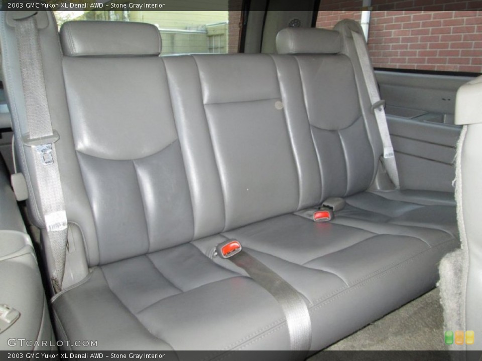 Stone Gray Interior Rear Seat for the 2003 GMC Yukon XL Denali AWD #73812119