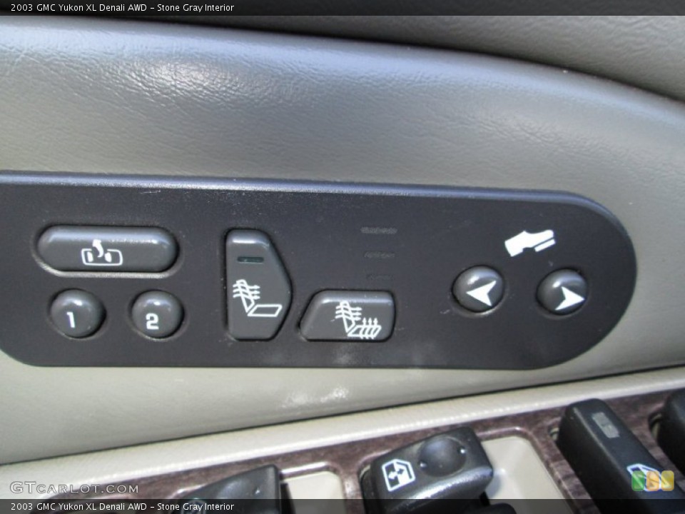 Stone Gray Interior Controls for the 2003 GMC Yukon XL Denali AWD #73812378