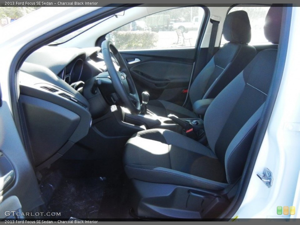 Charcoal Black Interior Front Seat for the 2013 Ford Focus SE Sedan #73812485