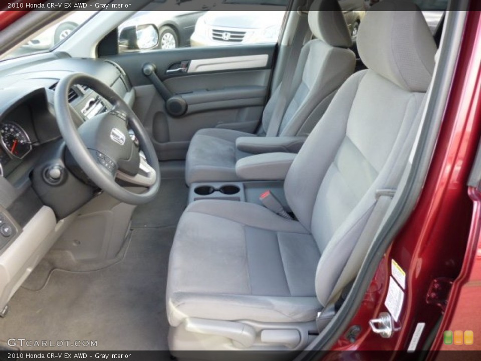 Gray Interior Front Seat for the 2010 Honda CR-V EX AWD #73813079
