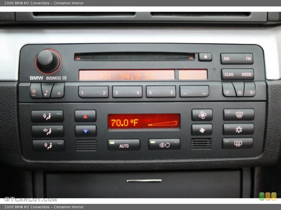 Cinnamon Interior Controls for the 2006 BMW M3 Convertible #73813730