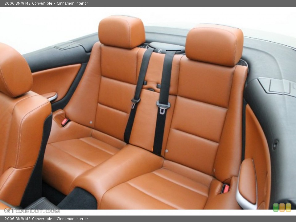 Cinnamon Interior Rear Seat for the 2006 BMW M3 Convertible #73813820