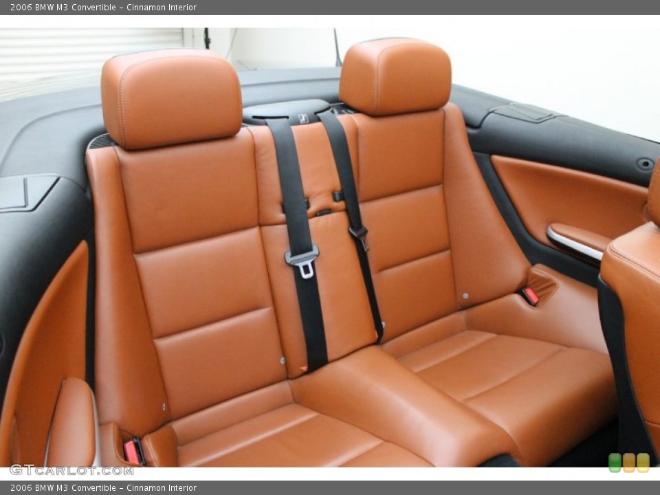 Cinnamon Interior Rear Seat for the 2006 BMW M3 Convertible #73813844
