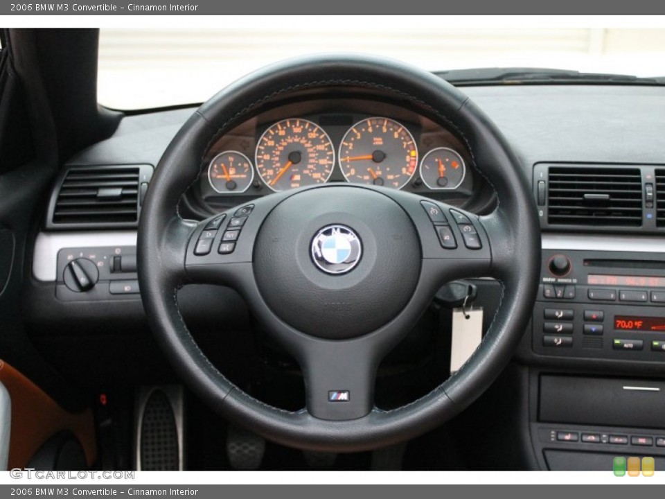 Cinnamon Interior Steering Wheel for the 2006 BMW M3 Convertible #73813925