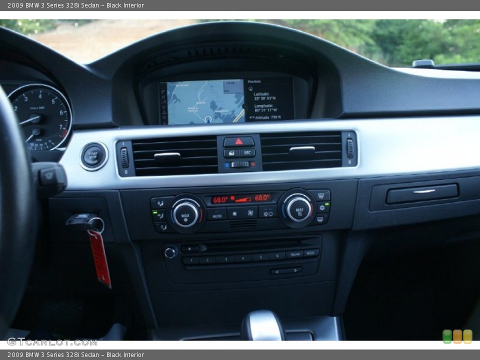 Black Interior Controls for the 2009 BMW 3 Series 328i Sedan #73815002