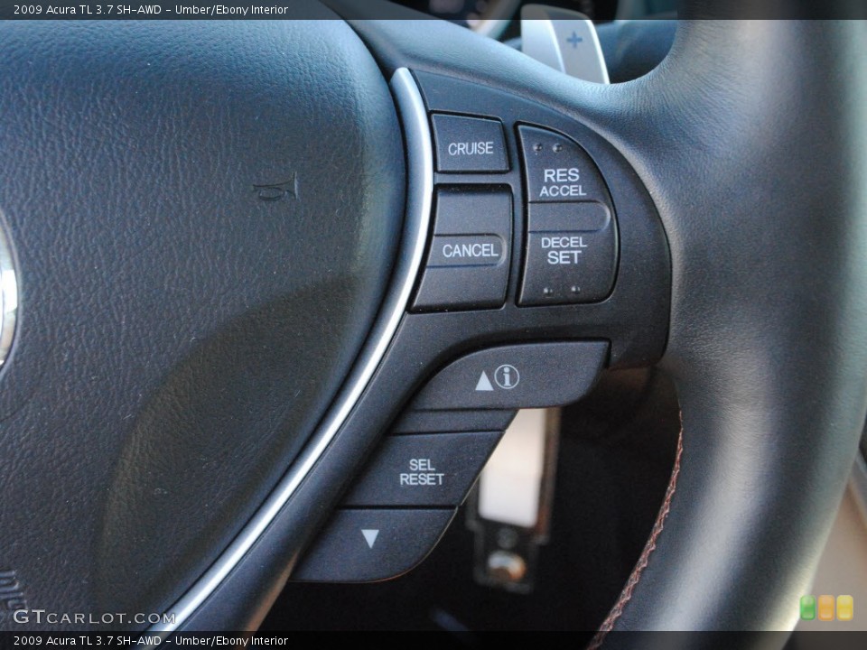 Umber/Ebony Interior Controls for the 2009 Acura TL 3.7 SH-AWD #73815457
