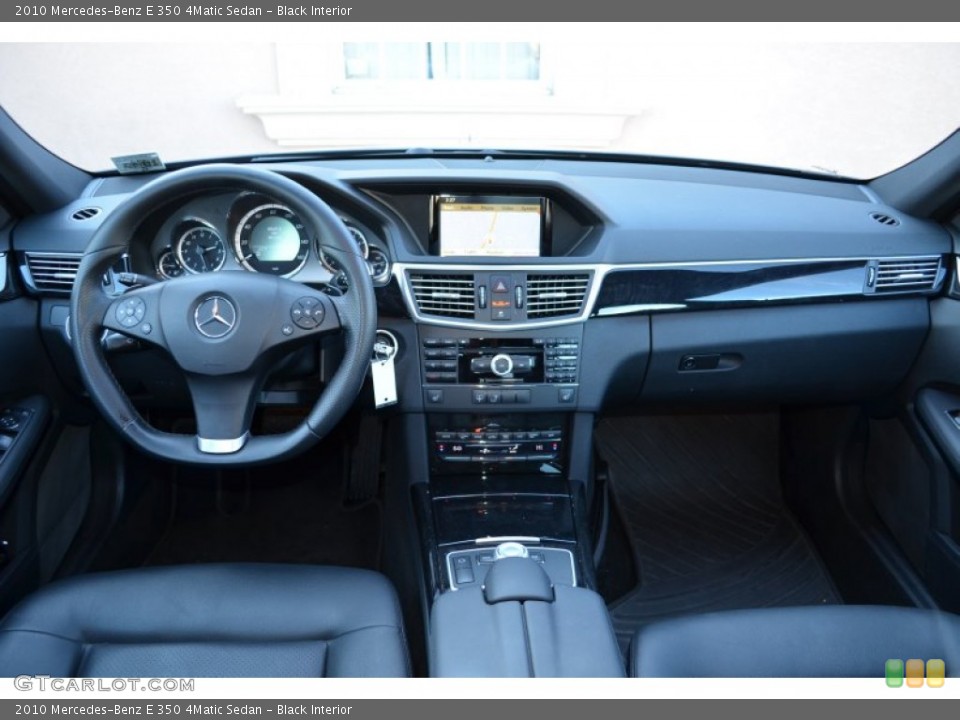 Black Interior Dashboard for the 2010 Mercedes-Benz E 350 4Matic Sedan #73816736