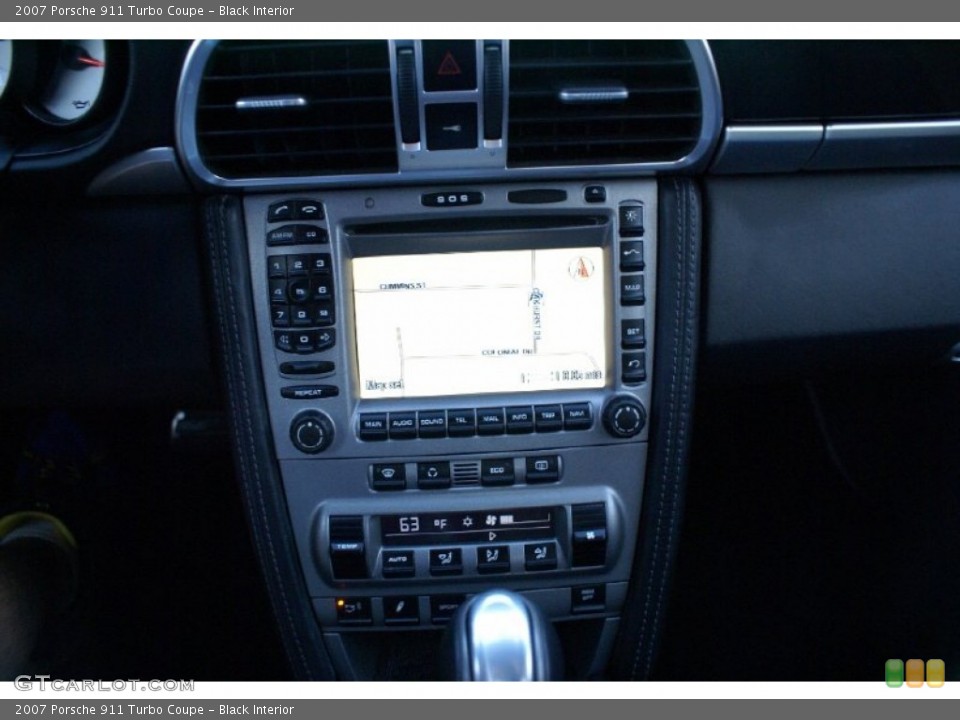 Black Interior Controls for the 2007 Porsche 911 Turbo Coupe #73817063