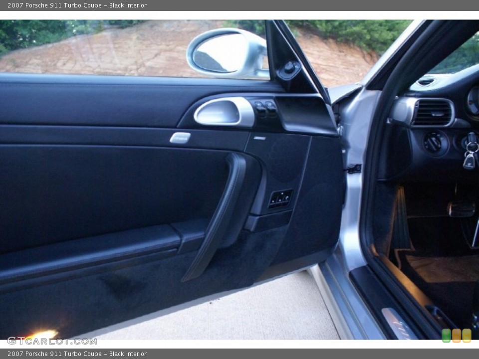 Black Interior Door Panel for the 2007 Porsche 911 Turbo Coupe #73817161