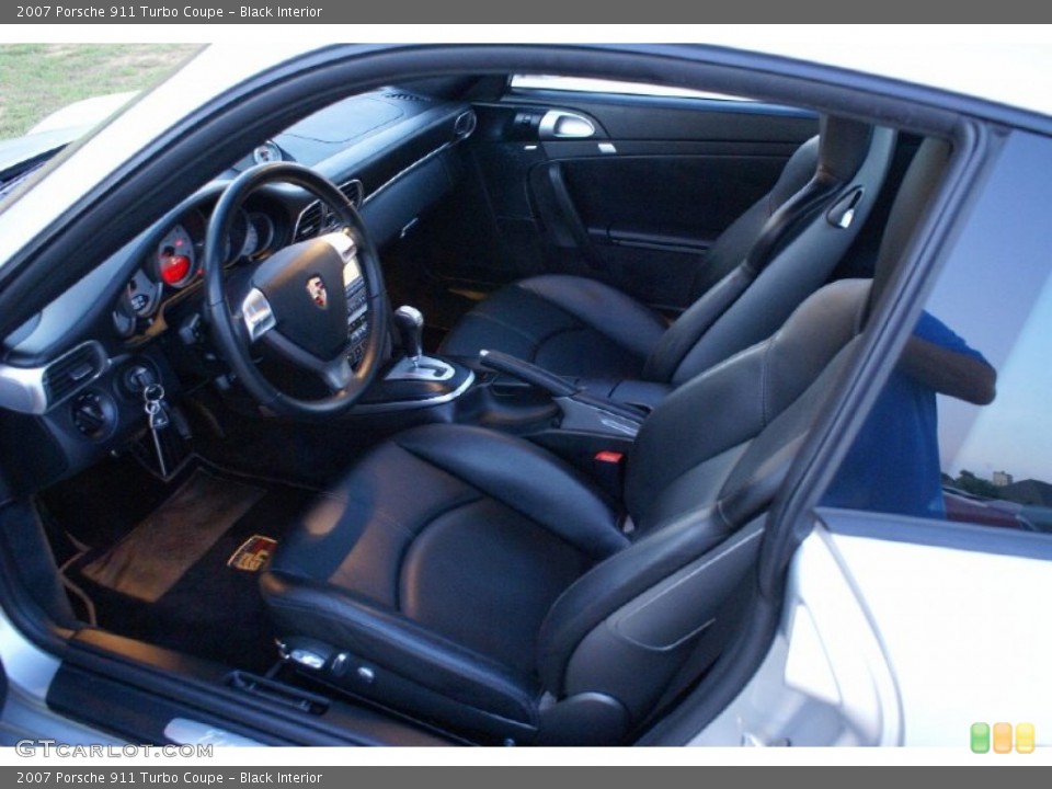 Black Interior Photo for the 2007 Porsche 911 Turbo Coupe #73817198