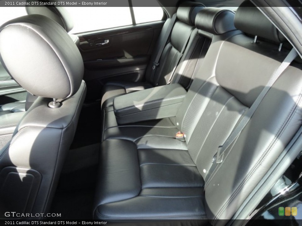 Ebony Interior Rear Seat for the 2011 Cadillac DTS  #73818077