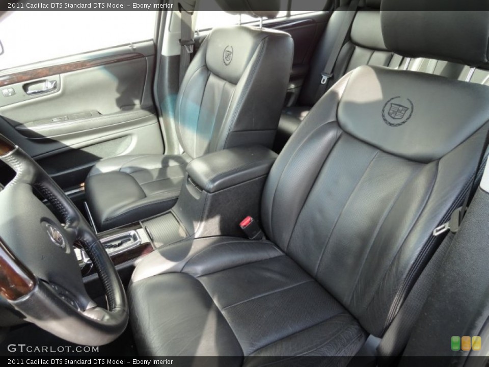 Ebony Interior Front Seat for the 2011 Cadillac DTS  #73818095