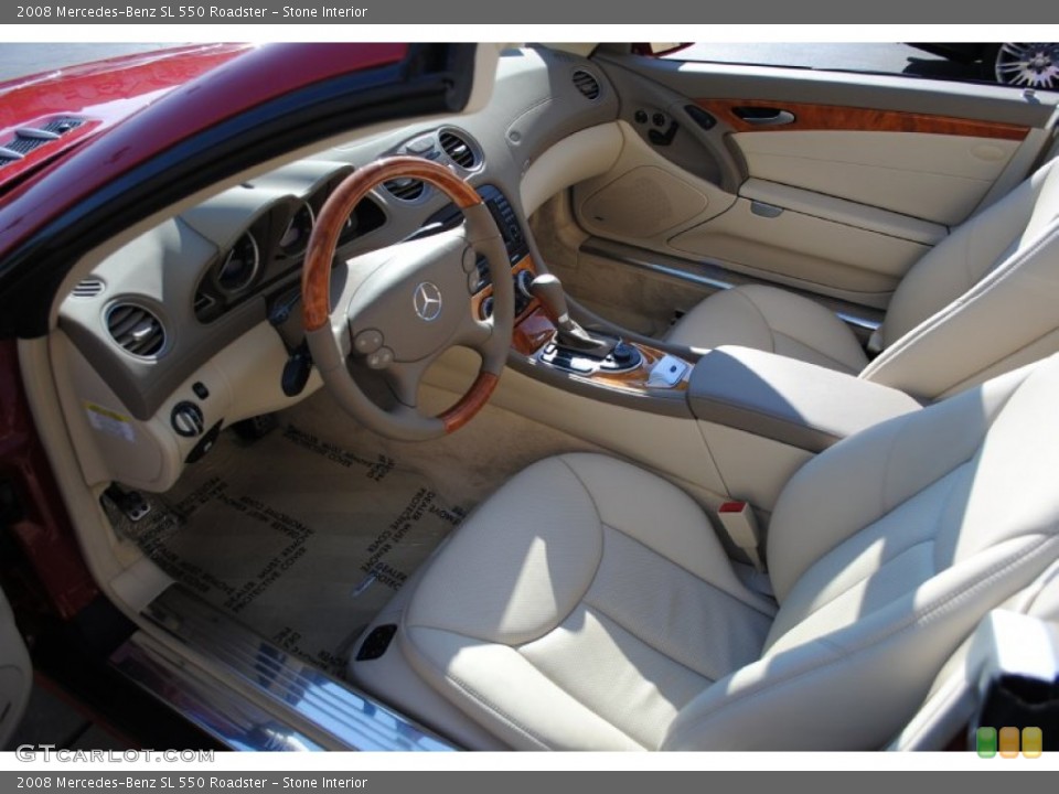 Stone Interior Photo for the 2008 Mercedes-Benz SL 550 Roadster #73818158