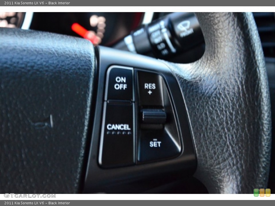 Black Interior Controls for the 2011 Kia Sorento LX V6 #73819002