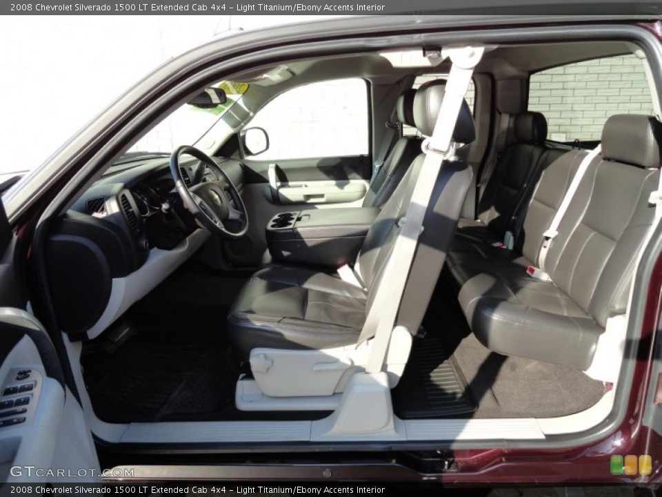 Light Titanium/Ebony Accents Interior Photo for the 2008 Chevrolet Silverado 1500 LT Extended Cab 4x4 #73819454