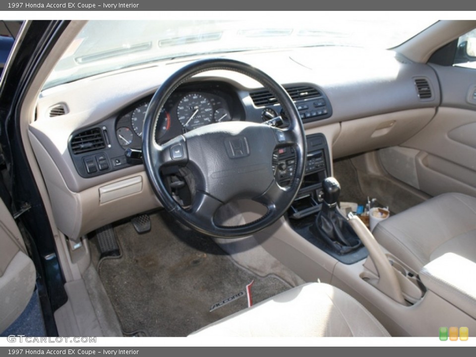 Ivory Interior Prime Interior for the 1997 Honda Accord EX Coupe #73819670