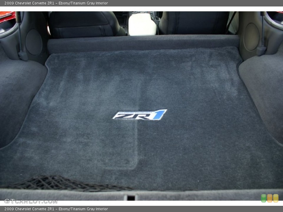 Ebony/Titanium Gray Interior Trunk for the 2009 Chevrolet Corvette ZR1 #73820885
