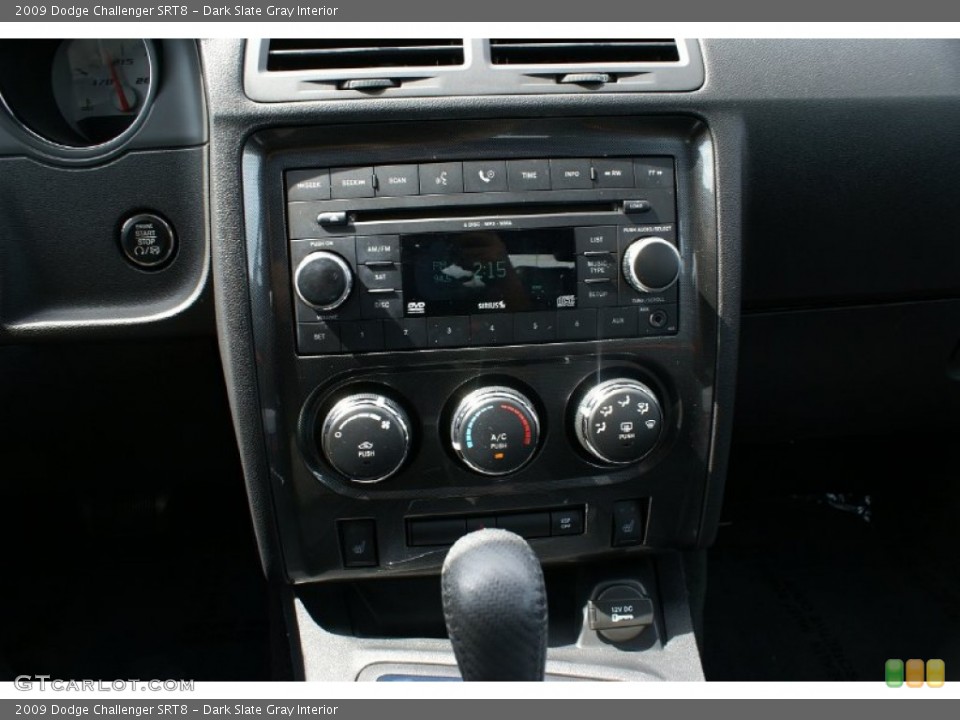 Dark Slate Gray Interior Controls for the 2009 Dodge Challenger SRT8 #73821794