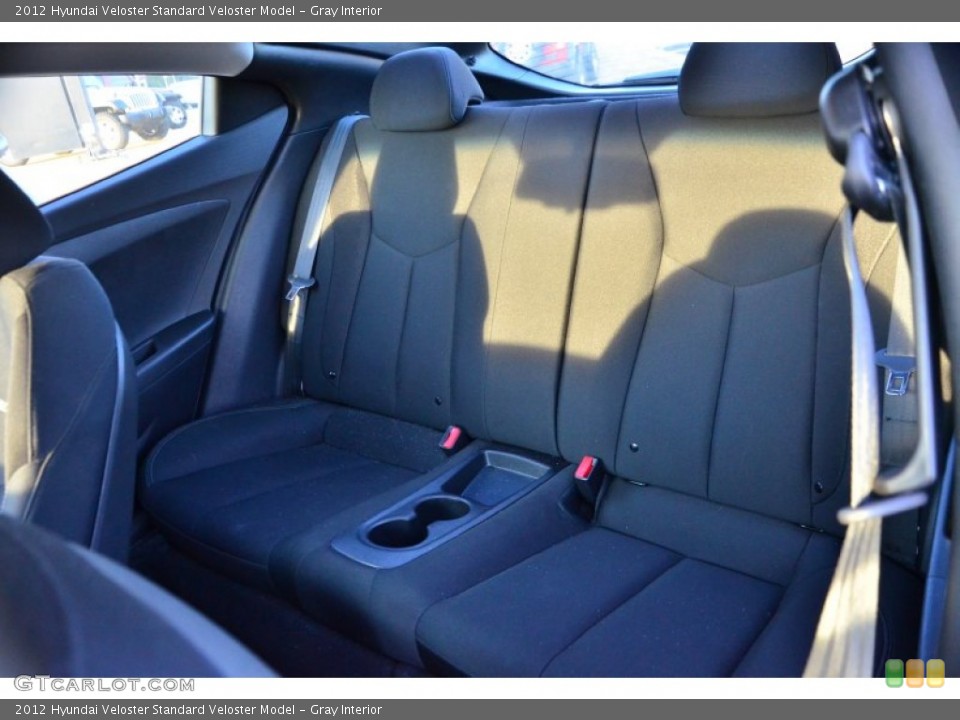 Gray Interior Rear Seat for the 2012 Hyundai Veloster  #73821818