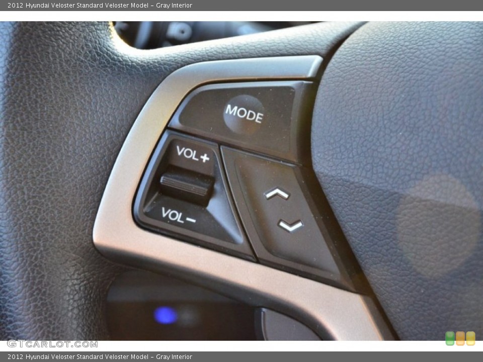 Gray Interior Controls for the 2012 Hyundai Veloster  #73821896