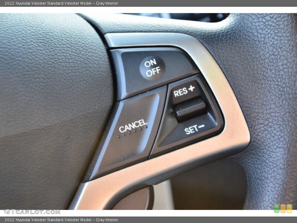 Gray Interior Controls for the 2012 Hyundai Veloster  #73821917