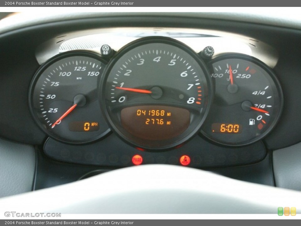 Graphite Grey Interior Gauges for the 2004 Porsche Boxster  #73822782