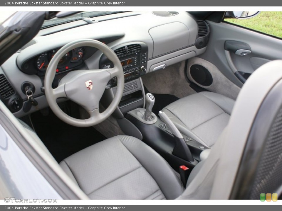 Graphite Grey 2004 Porsche Boxster Interiors