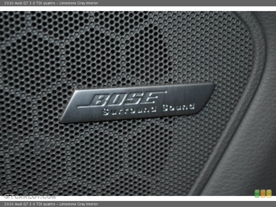 Limestone Gray Interior Audio System for the 2010 Audi Q7 3.0 TDI quattro #73824398