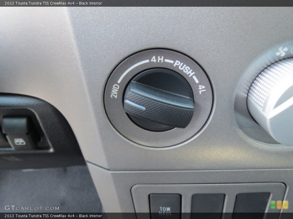 Black Interior Controls for the 2013 Toyota Tundra TSS CrewMax 4x4 #73825040