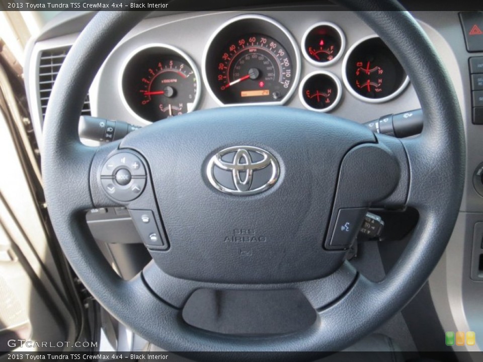 Black Interior Steering Wheel for the 2013 Toyota Tundra TSS CrewMax 4x4 #73825076