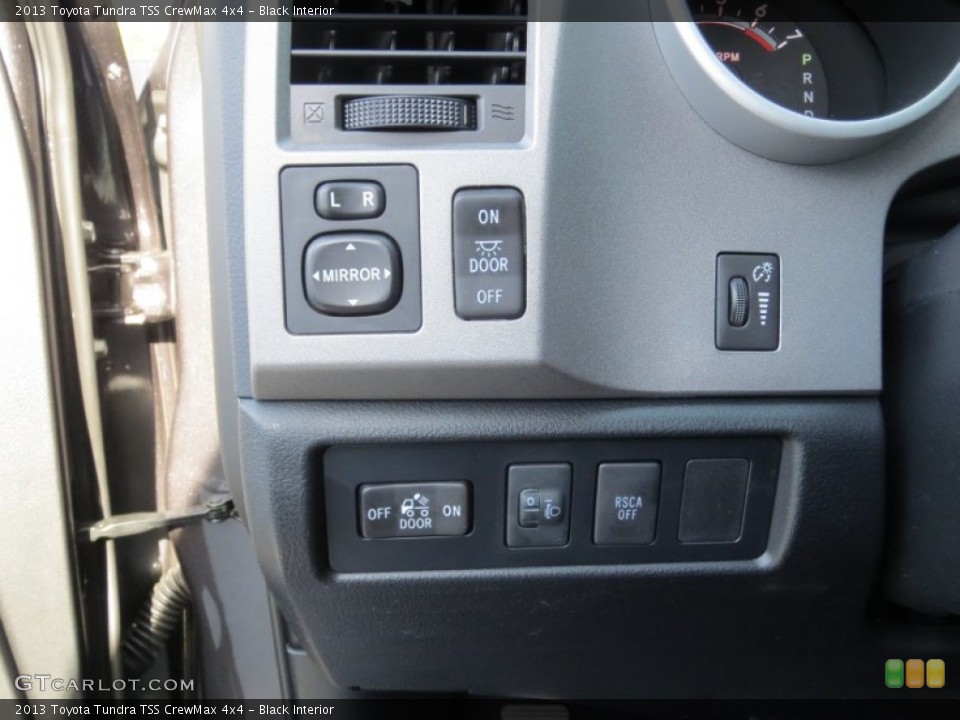 Black Interior Controls for the 2013 Toyota Tundra TSS CrewMax 4x4 #73825121