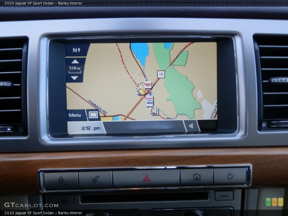 Barley Interior Navigation for the 2010 Jaguar XF Sport Sedan #73827404