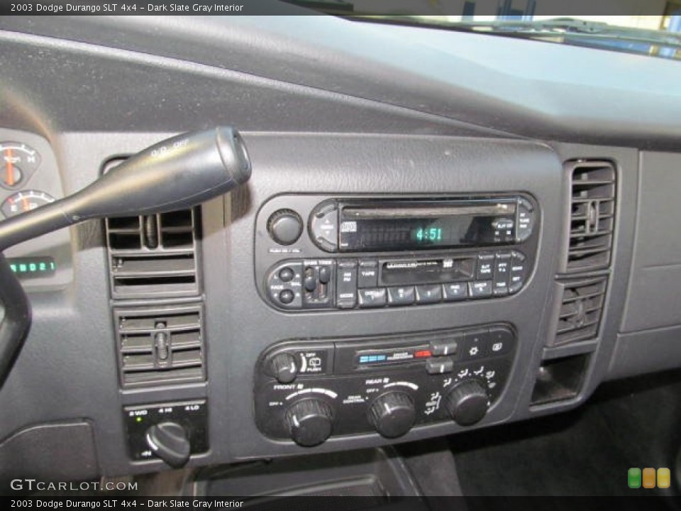 Dark Slate Gray Interior Controls for the 2003 Dodge Durango SLT 4x4 #73829687