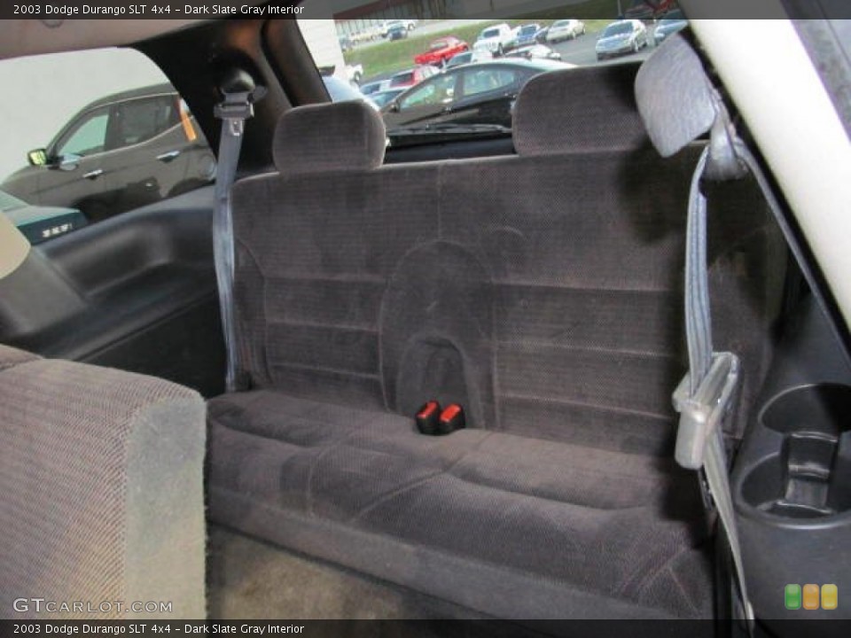 Dark Slate Gray Interior Rear Seat for the 2003 Dodge Durango SLT 4x4 #73829732