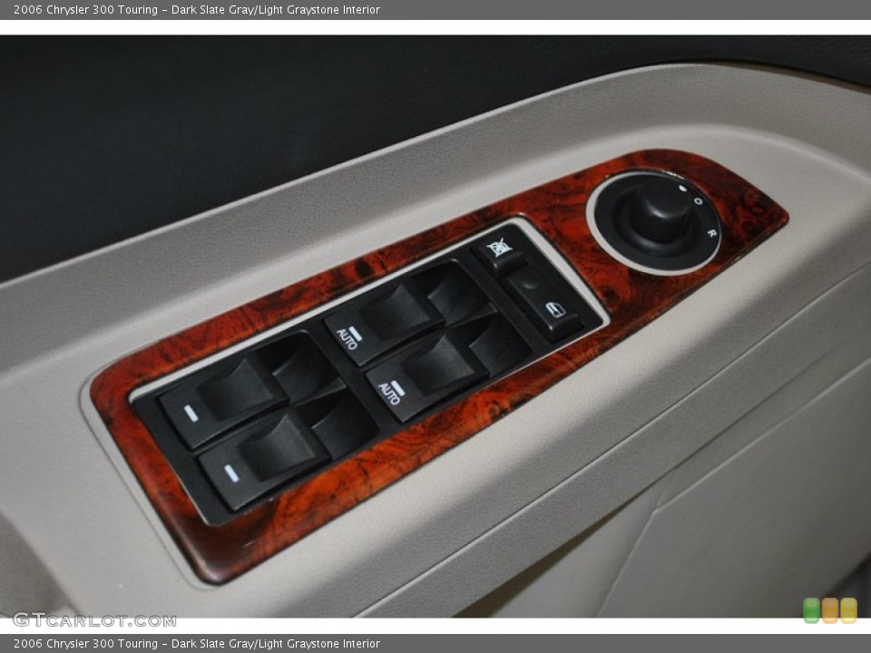 Dark Slate Gray/Light Graystone Interior Controls for the 2006 Chrysler 300 Touring #73830905