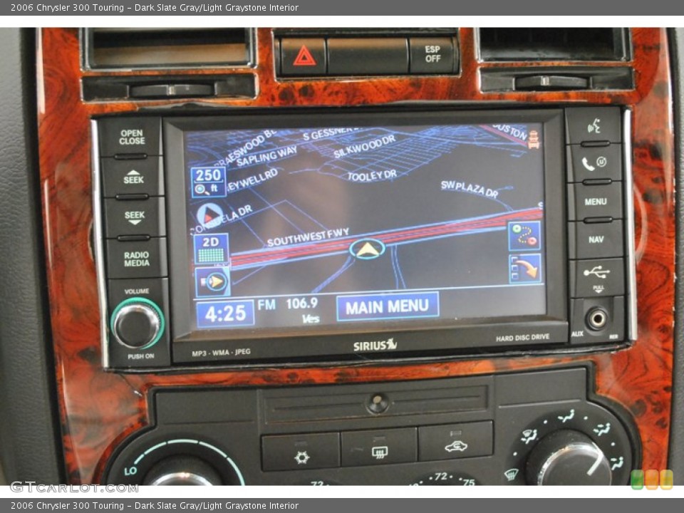 Dark Slate Gray/Light Graystone Interior Navigation for the 2006 Chrysler 300 Touring #73830981