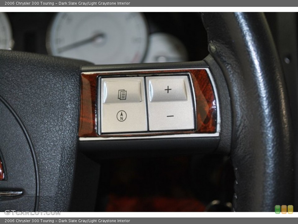 Dark Slate Gray/Light Graystone Interior Controls for the 2006 Chrysler 300 Touring #73831130