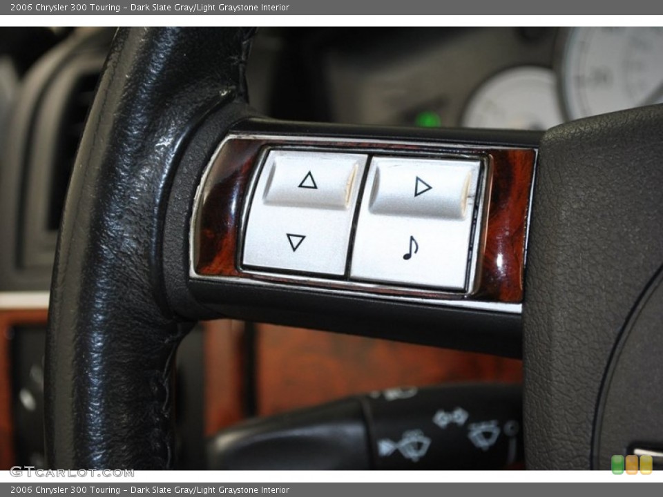 Dark Slate Gray/Light Graystone Interior Controls for the 2006 Chrysler 300 Touring #73831151