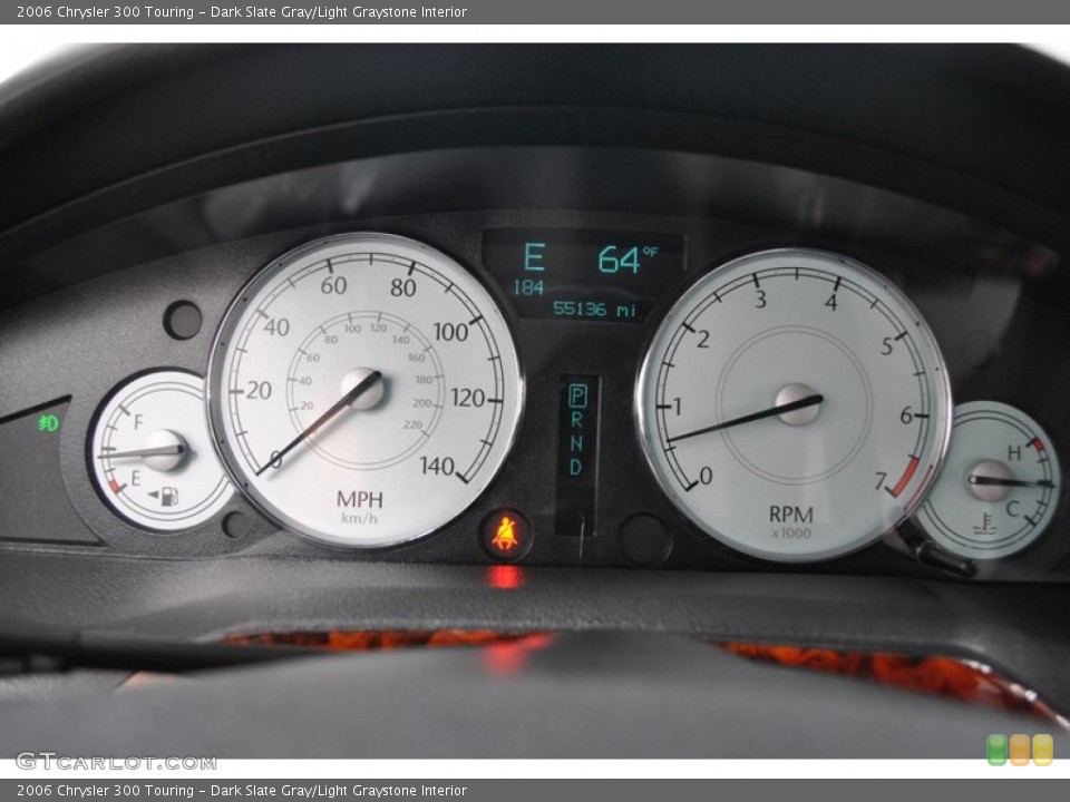 Dark Slate Gray/Light Graystone Interior Gauges for the 2006 Chrysler 300 Touring #73831487