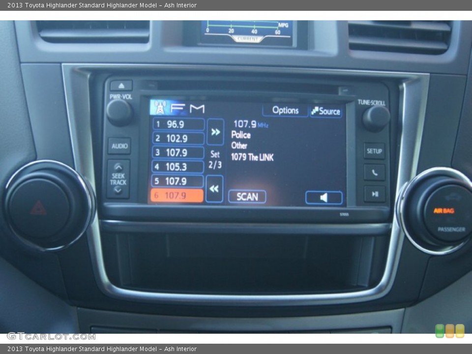 Ash Interior Audio System for the 2013 Toyota Highlander  #73833032
