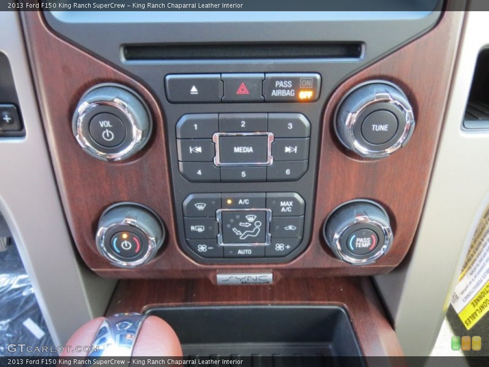 King Ranch Chaparral Leather Interior Controls for the 2013 Ford F150 King Ranch SuperCrew #73834376